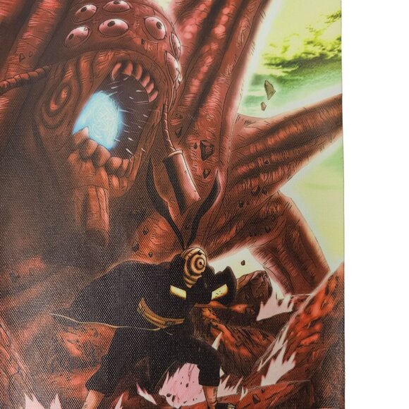 Naruto Uchiha Obito Outer Path Demon Statue Anime Canvas Print 8" x 10" Wall Art - Picture 8 of 10